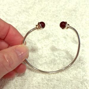 Authentic Eden Hands black onyx bangle bracelet